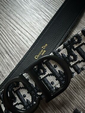 Dior Men's Black belt